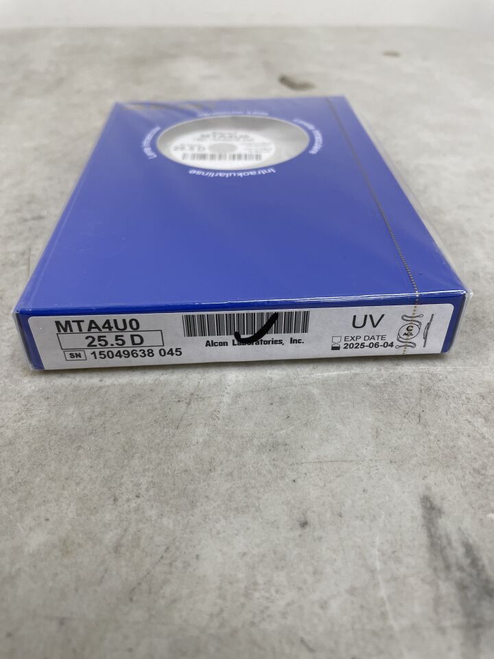 MTA4U0.255 - ALCON - Kelman Multiflex III Intraocular Lens, 25.5D, (BX/1) - ( Expiry Date: 2025-06-04 )
