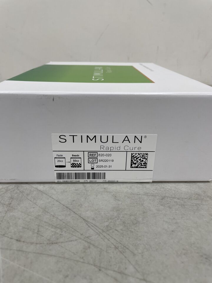 620-020 - BIOCOMPOSITES - Stimulan Sterile Rapid Cure, 20 cc Paste Volume, 50 cc Bead Volume, (BX/1) - ( Expiry Date: 2025-01-31 )