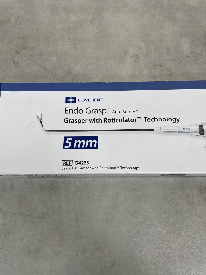 174233 - COVIDIEN - Roticulator Endo Grasp Single-Use Laparoscopic Surgical Grasper with Spin Lock, 5 mm dia. Shaft, () - ( Expiry Date: 2026-01-31 )