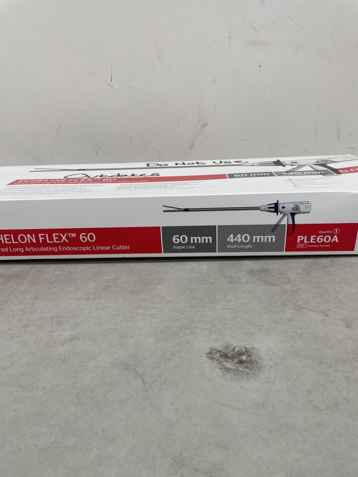 PLE60A - ETHICON - echelon flex 60 long articulating endoscopic linear cutter, 60 mm / 440 mm, (BX/1) - ( Expiry Date: 2025-03-31 )