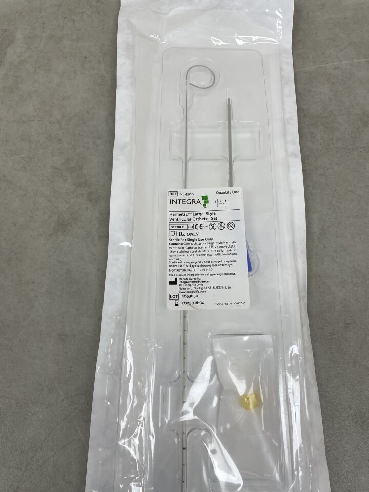 INS4500 - INTEGRA - Hermetic Ventricular Large Catheter Set, (EA) - ( Expiry Date: 2025-06-30 )