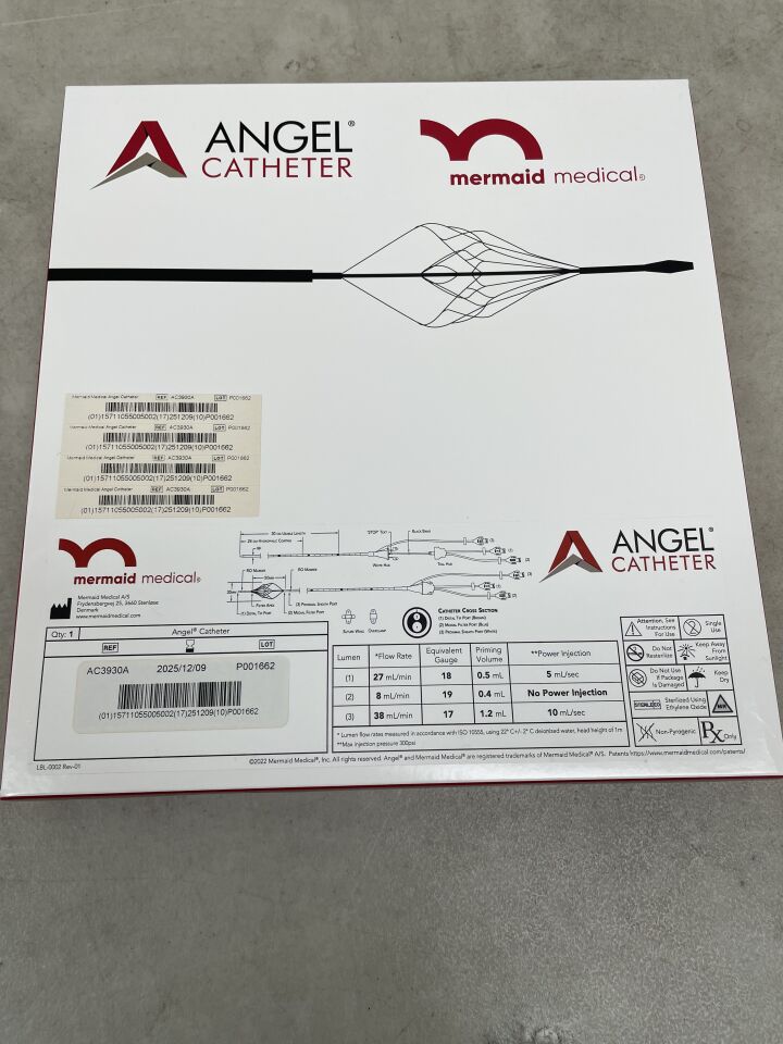 AC3930A - MERMAID MEDICAL - Angel Catheter, (BX/1) - ( Expiry Date: 2025-12-09 )