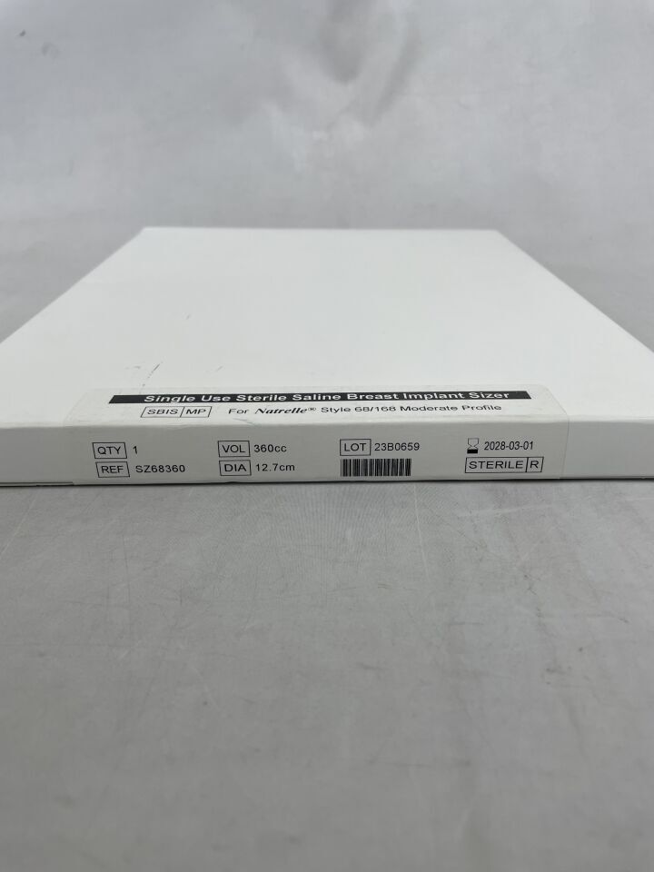 SZ68360 - ALLERGAN - Sterile Breast Implant Sizer, 360cc, (BX/1) - ( Expiry Date: 2028-03-01 )