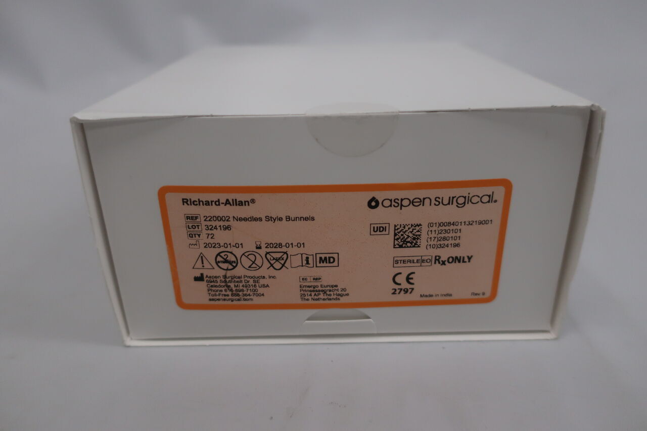 220002 - ASPEN - intent to be used with suture material for tissue closure, (BX/72) - ( Expiry Date: 2028-01-01 )