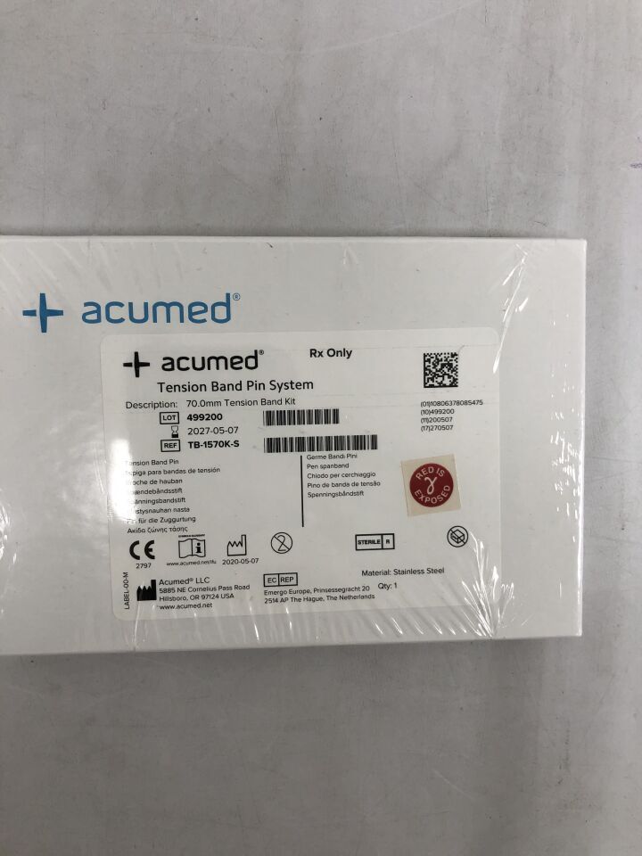 TB-1570K-S - ACUMED - Tesion Band Kit System, 70.0mm, (BX/1) - ( Expiry Date: 2027-05-07 )