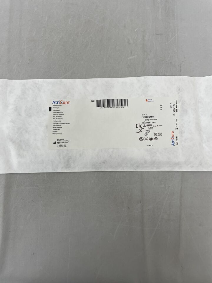 CGG100 - ATRICURE - Guía de selección de AtriClip Gillinov-Cosgrove
, ( ) - ( Fecha de vencimiento : 2027-11-01 )