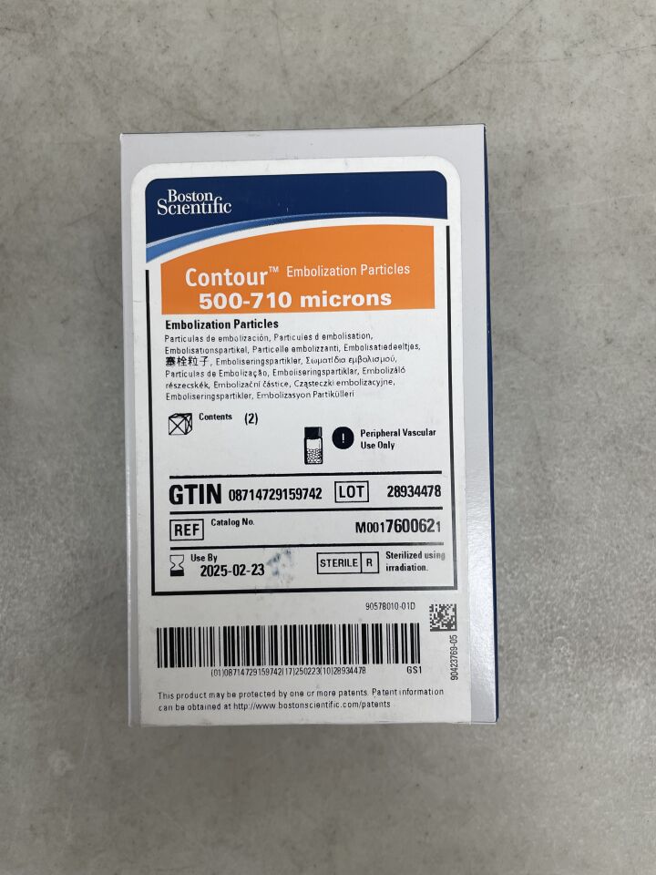 760062 - BOSTON SCIENTIFIC - Contour Microns Embolization Particles 500 - 710, (BX/2) - ( Expiry Date: 2025-02-23 )