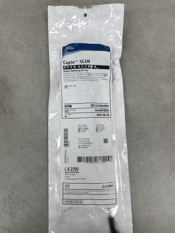 831826 - BOSTON SCIENTIFIC - capio slim capturing device, open access suture, (EA) - ( Expiry Date: 2025-09-28 )