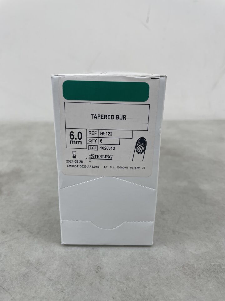 H9122 - CONMED - 6.0mm Tapered Bur, (BX/6) - ( Expiry Date: 2024-05-28 )