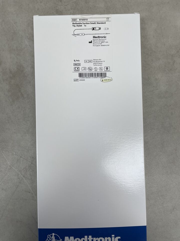 9735015 - MEDTRONIC - Malleable Suction Small, Standard Tip Stylet, (BX/1) - ( Expiry Date: 2025-05-21 )
