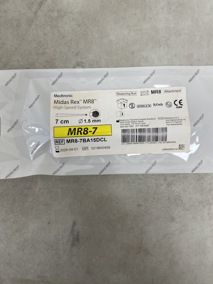 MR8-7BA15DCL - MEDTRONIC - Midas Rex MR8 Ball Diamond Coarse Long Cutting Burr, 1 mm Head Diameter, (EA) - ( Expiry Date: 2025-04-01 )