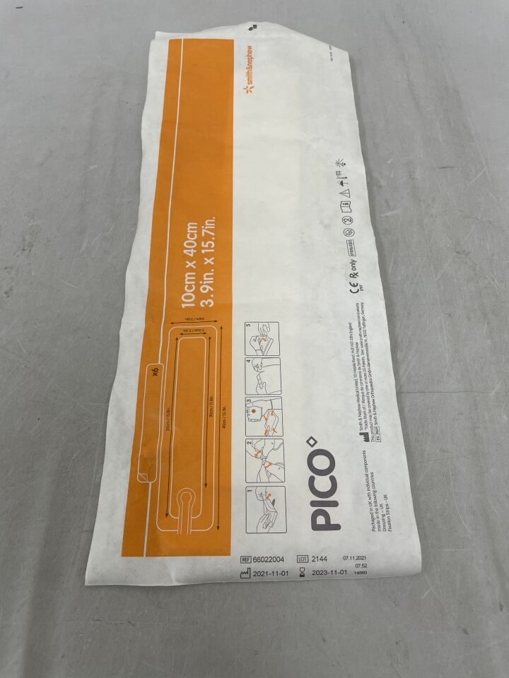 66022004-D - SMITH & NEPHEW - PICO 7 NPWT Dressing, 10cm x 40cm (Dressing Only), (EA) - ( Expiry Date: 2023-04-01 )