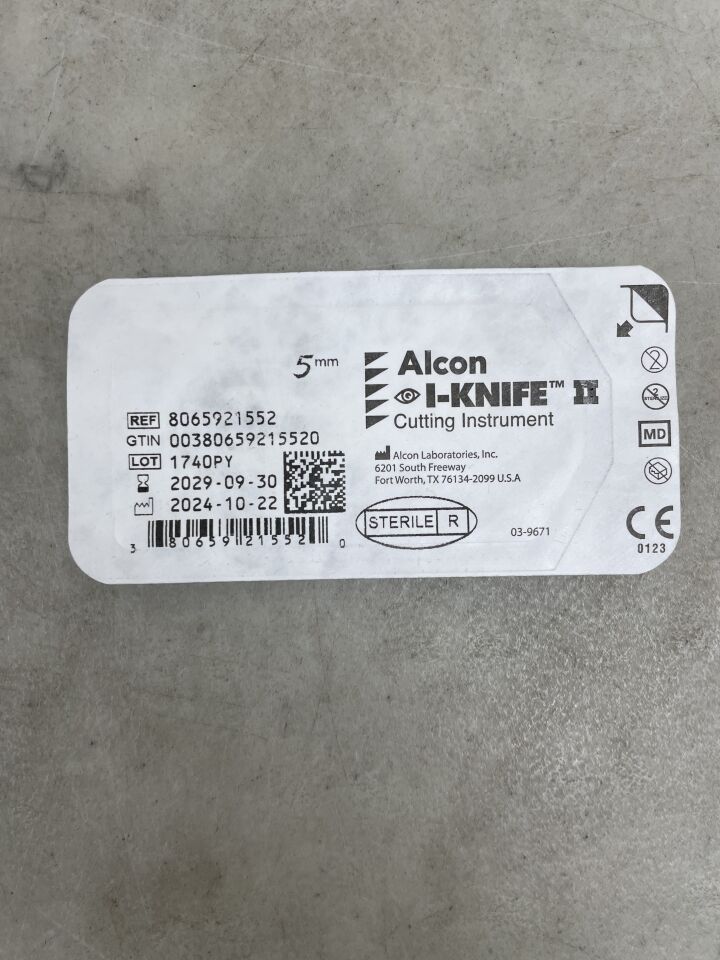8065921552 - ALCON - I-Knife Cutting Instrument, 5mm, (EA) - ( Expiry Date: 2029-09-30 )