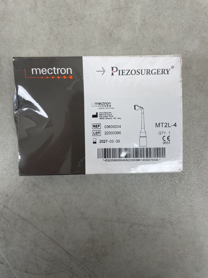 3600004 - MECTRON - PIEZOSURGERY MT2L-4 Surgical Insert for Standard Handpiece , ( BX/1 ) - ( Expiry Date : 2027-03-30 )