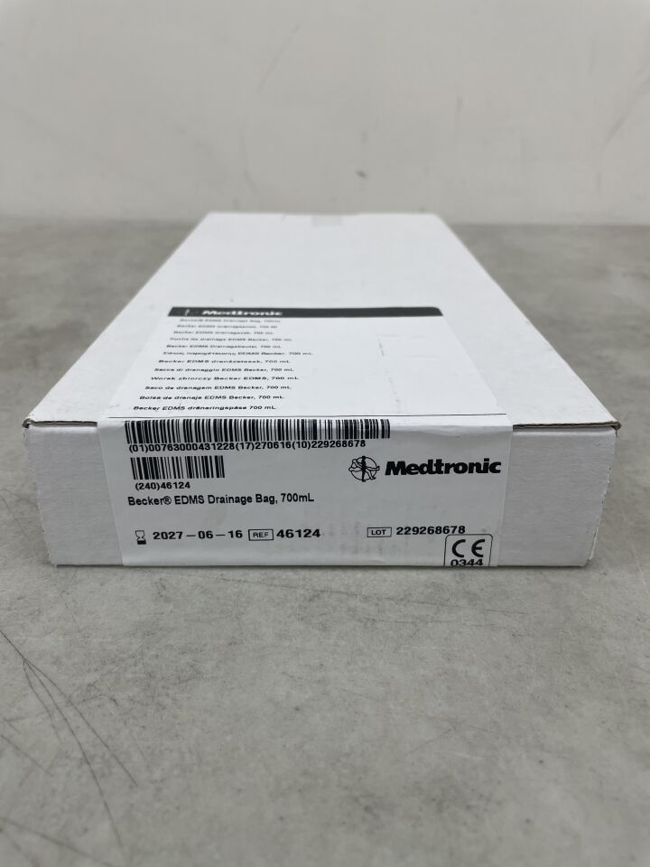 46124 - MEDTRONIC - Becker EDMS Drainage Bag, 700ml , ( BX/1 ) - ( Expiry Date : 2027-06-16 )