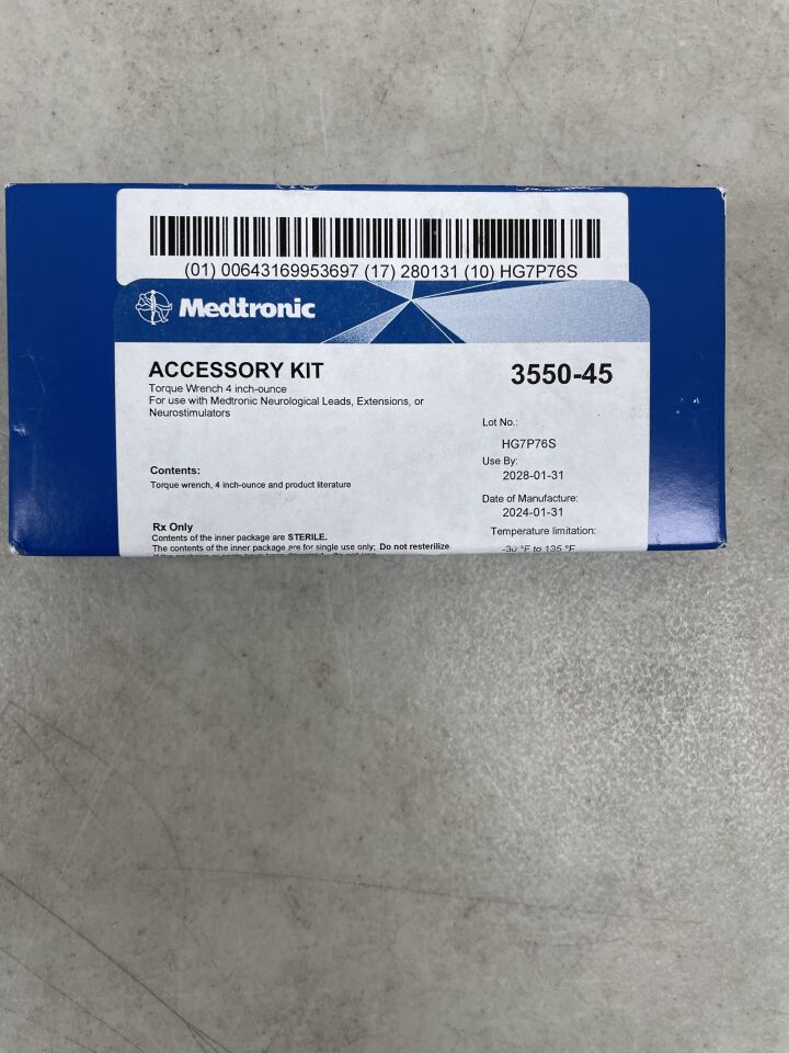 3550-45 - MEDTRONIC - accessory kit, torque wrench 4 inch-ounce , ( BX/1 ) - ( Expiry Date : 2028-01-31 )