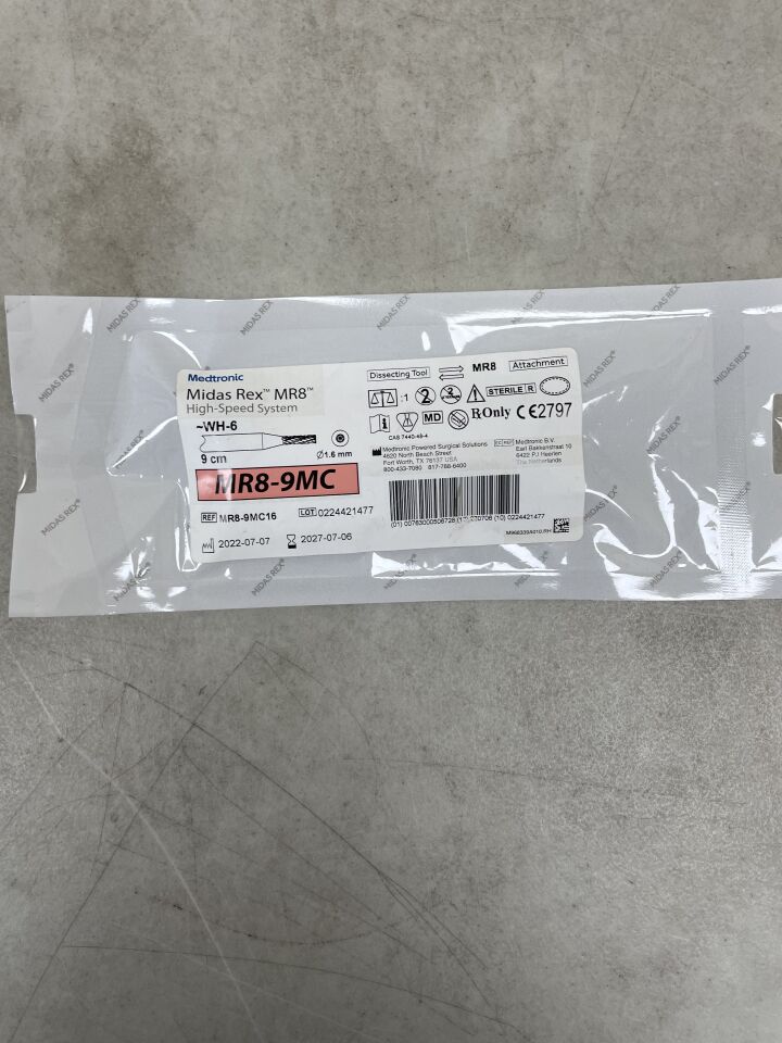 MR8-9MC16 - MEDTRONIC - MIDAS REX MR8 High Speed System , ( EA ) - ( Expiry Date : 2027-07-06 )