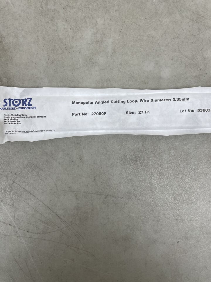 27050F - STORZ - Cutting Loop Electrode, Brown, Angled , ( EA ) - ( Expiry Date : 2099-12-31 )