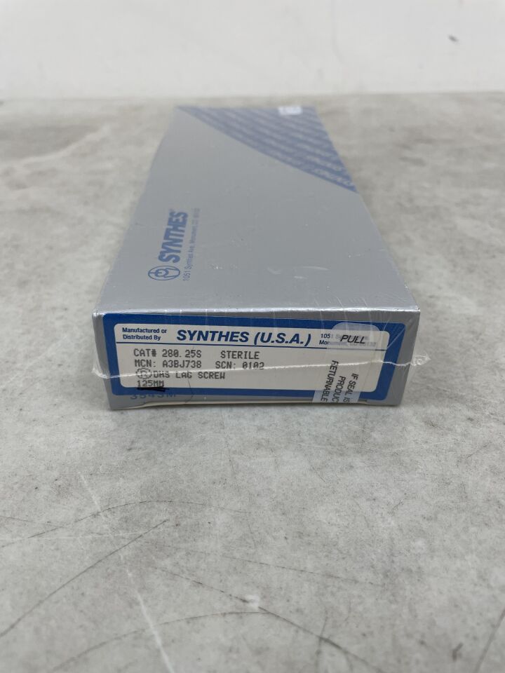 280.25S - SYNTHES - dhs/dcs lag screw 12.7mm thread/125mm, (BX/1) - ( Expiry Date: 2099-12-31 )