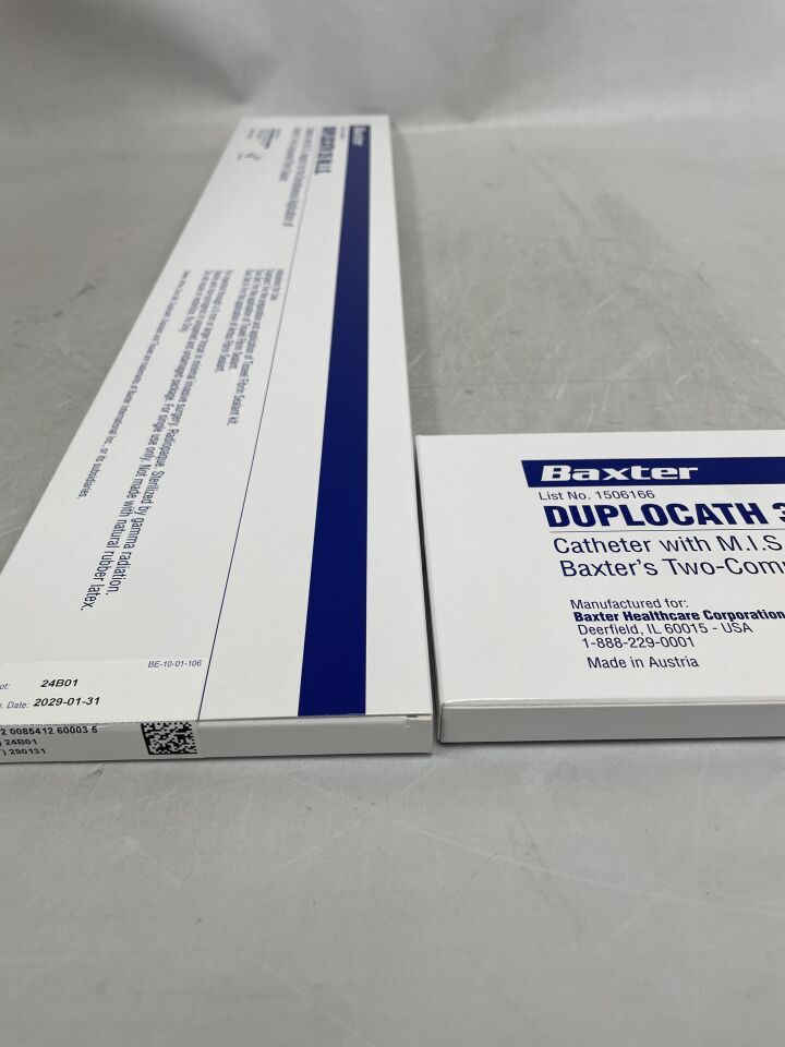 1506166 - BAXTER - duplocath 35 application catheter w/mis adaptor, (BX/1) - ( Expiry Date: 2029-01-31 )