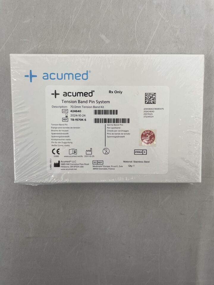 TB-1570K-S - ACUMED - Tension Band Pin Kit 70mm, (BX/1) - ( Expiry Date: 2025-02-21 )