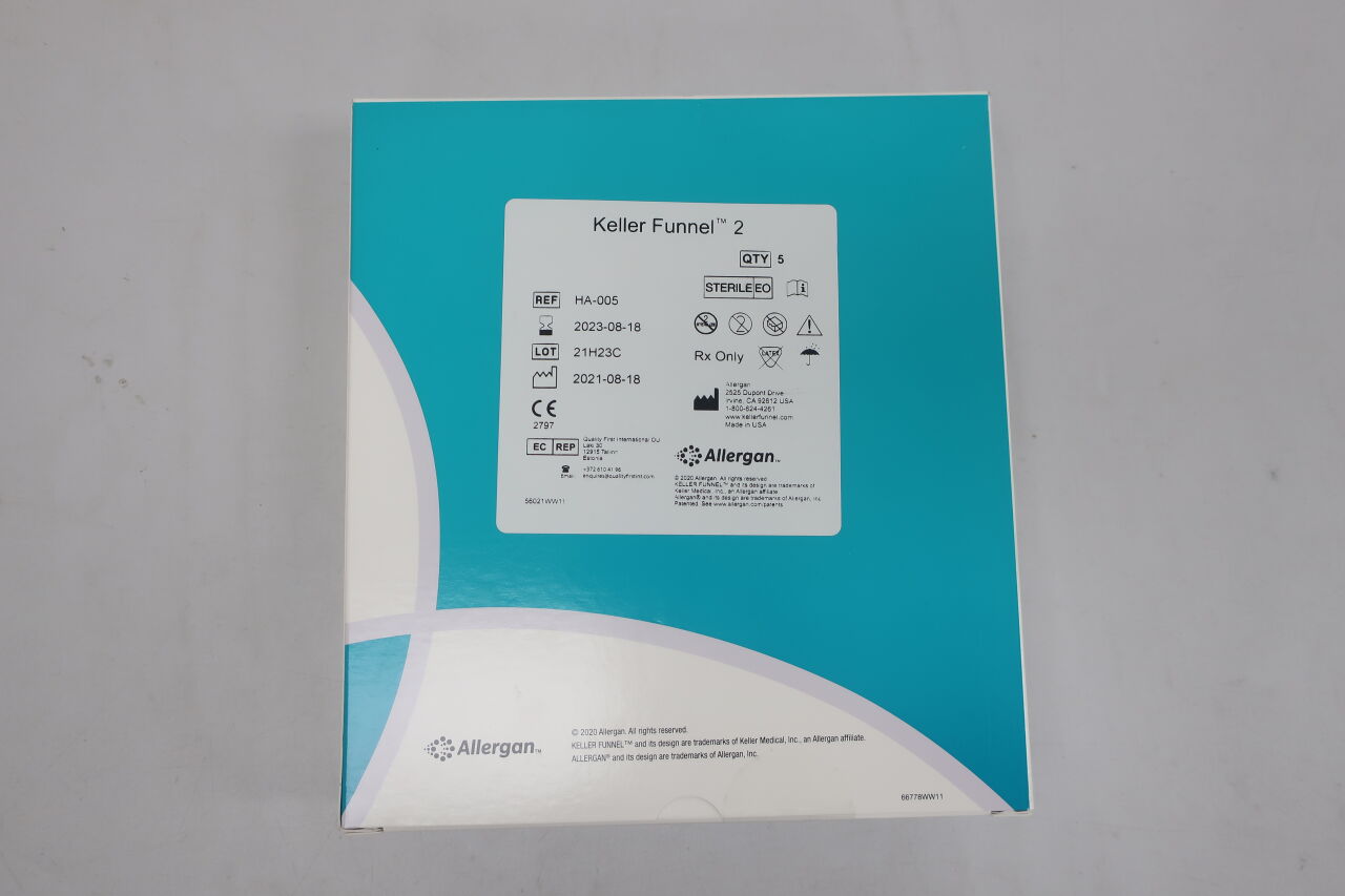 HA-005 - ALLERGAN - Keller Funnel 2 Silicone Breast Implant Insertion Device , (BX/5) - ( Expiry Date: 2025-04-20 )