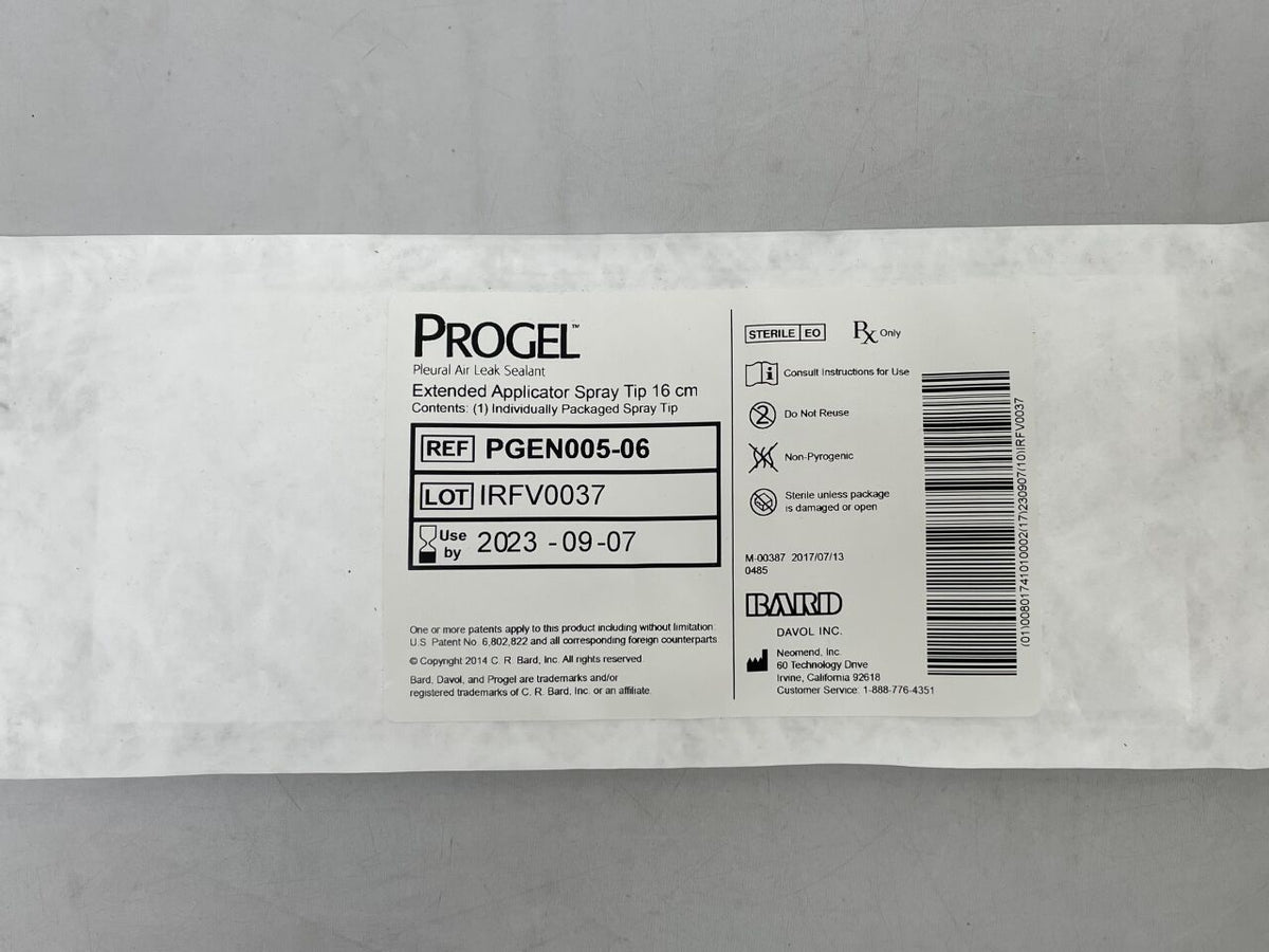 PGEN005-06 - BARD - Progel Extended Applicator Spray Tip, 16 cm Size, (EA)
