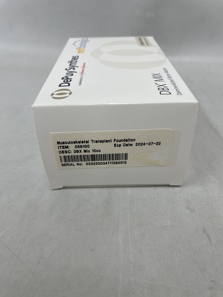 58100 - DEPUY - MTFbiologics DBX Mix 10cc, (BX/1) - ( Expiry Date: 2025-09-15 )