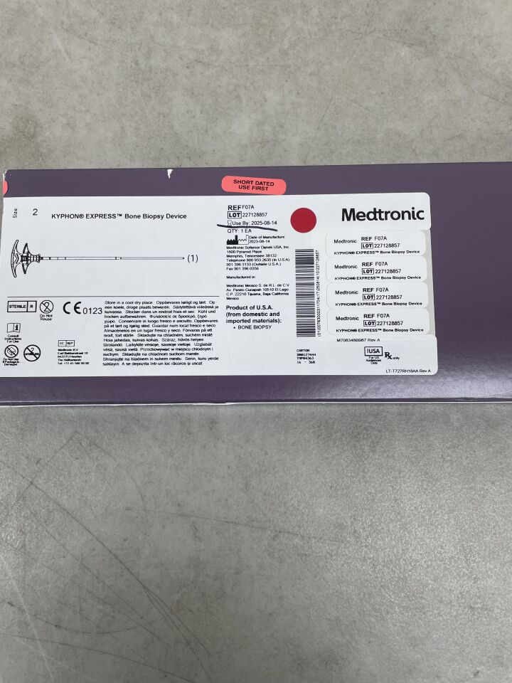 F07A - MEDTRONIC - Kyphon Express Bone Biopsy Device, Tapered Size 2, (BX/1) - ( Expiry Date: 2025-08-14 )