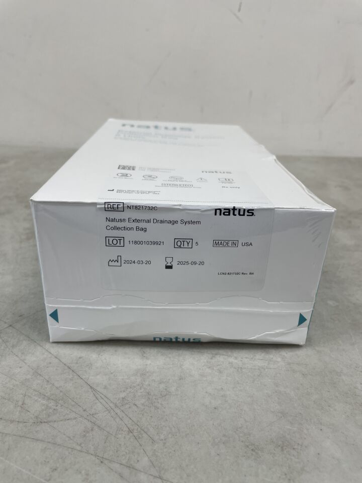 NT821732C - NATUS - External Drainage System (EDS) Collection Bag, (BX/5) - ( Expiry Date: 2025-09-20 )