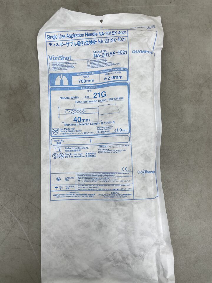 NA-201SX-4021 - OLYMPUS - Single-Use EBUS-TBNA Aspiration Needle, 21G Gauge, (EA) - ( Expiry Date: 2025-09-30 )