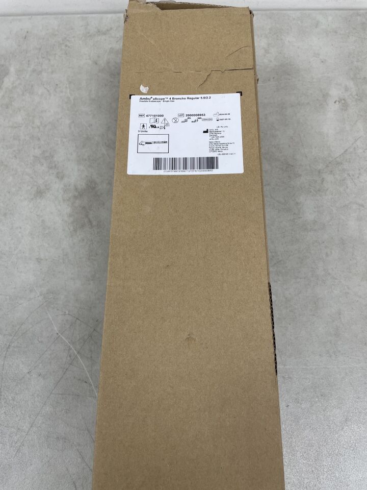 477101000 - AMBU - aScope 4 Broncho Flexible Endoscope, Regular 5.0mm / 2.2mm, (BX/5) - ( Expiry Date: 2027-05-19 )