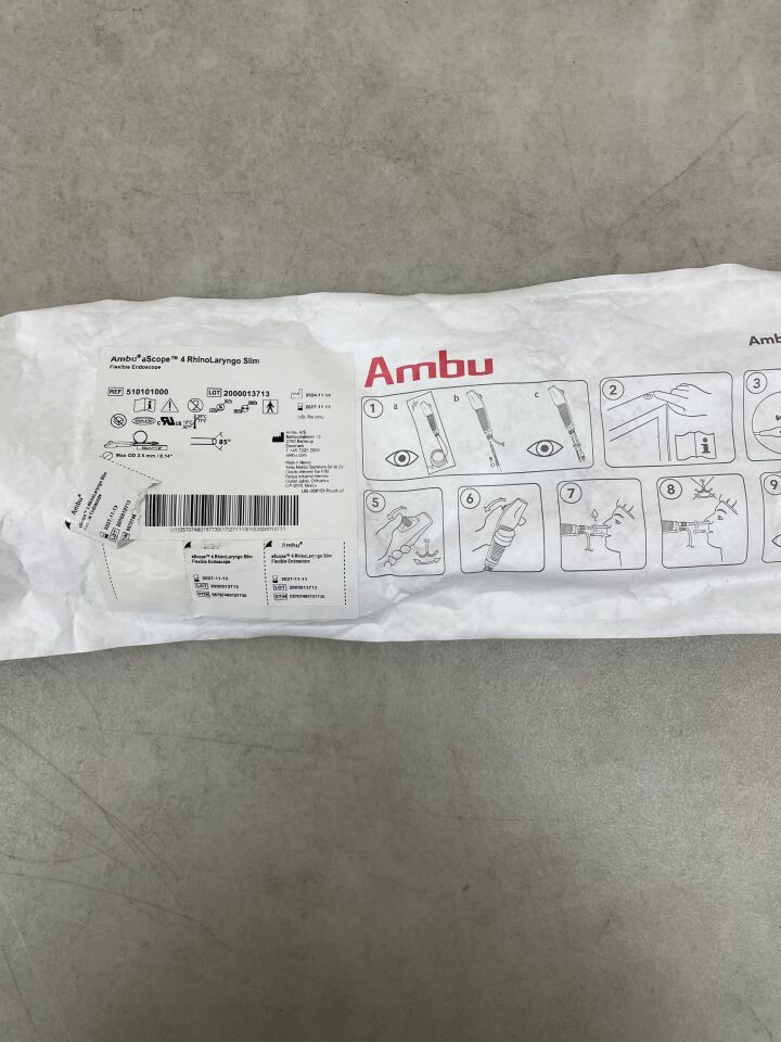 510101000 - AMBU - aScope 4 Rhinolaryngoscope, 85 Angle, 300 mm Working Length, (EA) - ( Expiry Date: 2027-11-13 )