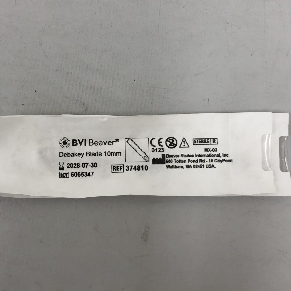 374810 - BVI - Debakey Blade, 10mm, (EA) - ( Expiry Date: 2028-07-23 )