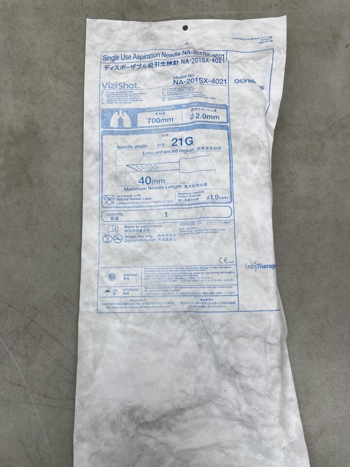 NA-201SX-4021 - OLYMPUS - ViziShot Aspiration Needle Kit, 21G x 40mm, (EA) - ( Expiry Date: 2024-02-29 )