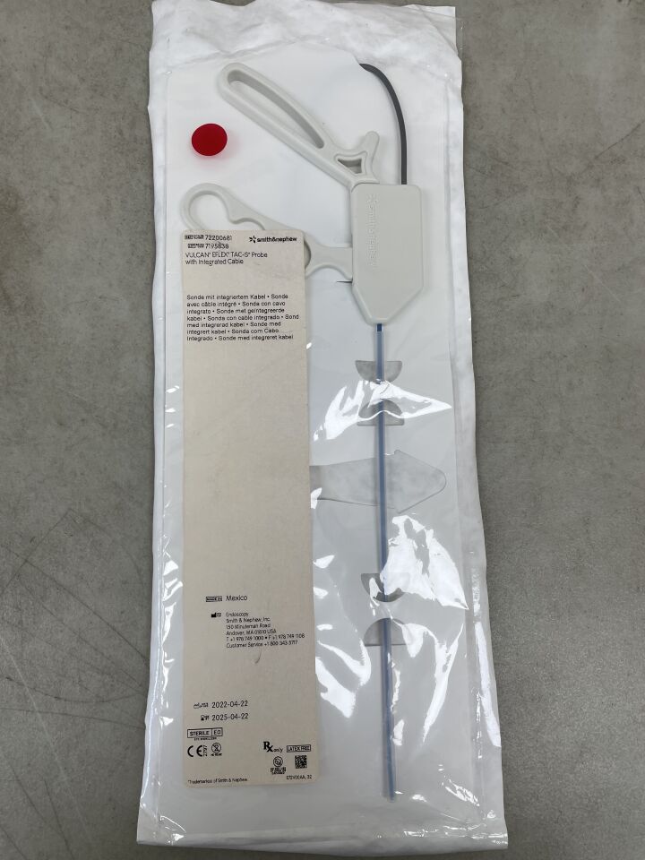 72200681 - SMITH & NEPHEW - Vulcan Eflex Tac-S Probe With Integrated Cable, (EA) - ( Expiry Date: 2025-04-22 )