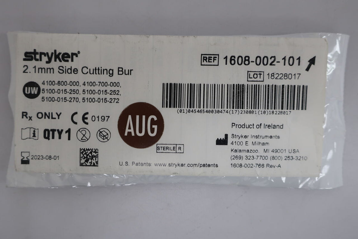 1608-002-101 - STRYKER - Tapered Burr, 2.1 dia. x 11.1 mm Head Length, ()