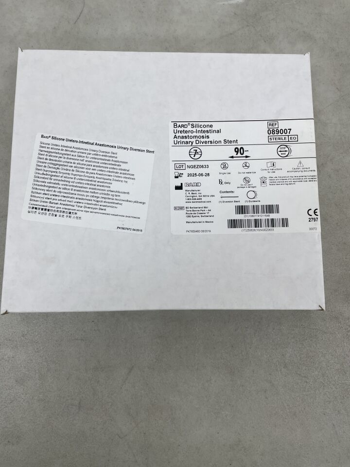 89007 - BARD - Urinary Diversion Stent Only 7F x 90cm, (BX/1) - ( Expiry Date: 2025-06-28 )