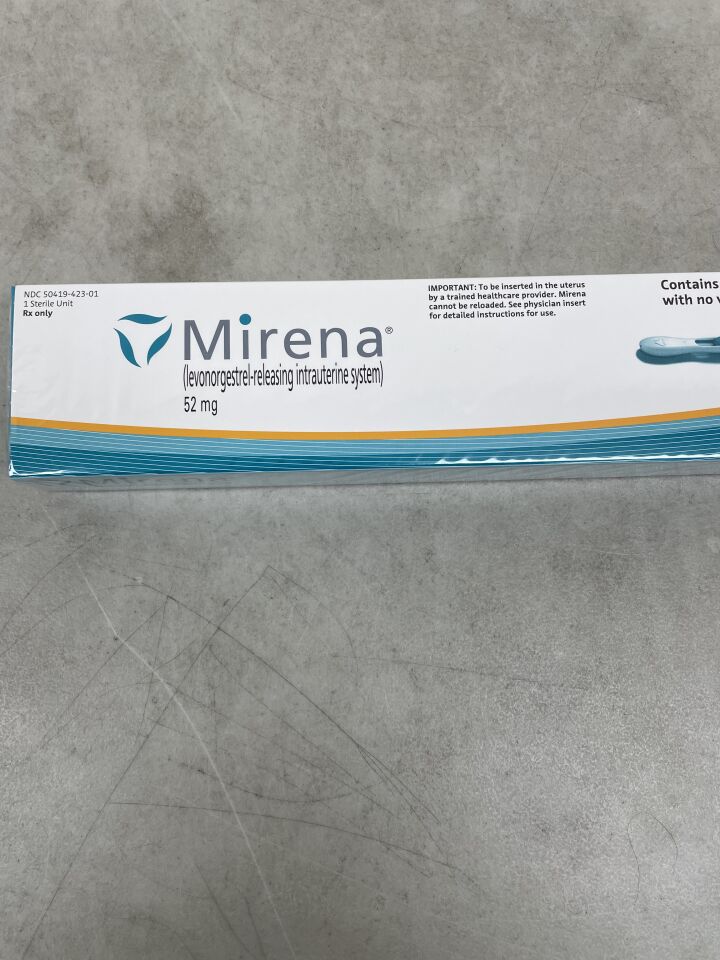 50419-423-01 - BAYER - Mirena levonorgestrel-releasing intrauterine system 52mg, (BX/1) - ( Expiry Date: 2025-09-30 )