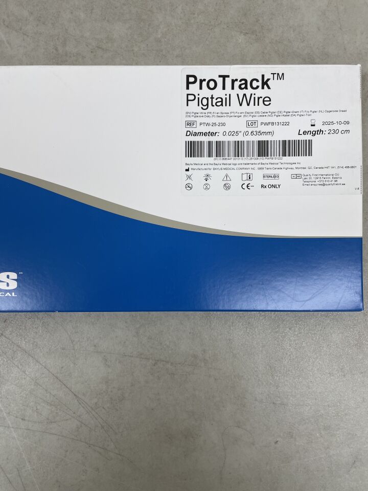 PTW-25-230 - BAYLIS MEDICAL - ProTrack Pigtail Wire, (BX/1) - ( Expiry Date: 2025-10-09 )