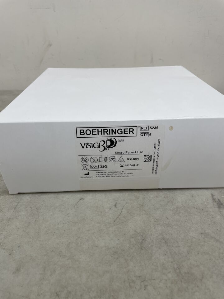 5236 - BOEHRINGER - ViSiGi 3D Calibration System size 36Fr Sleeve/Std, (BX/5) - ( Expiry Date: 2025-07-31 )