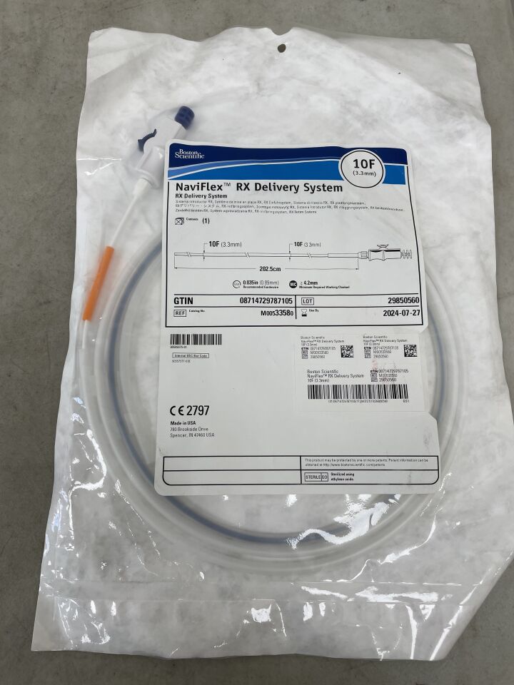 3358 - BOSTON SCIENTIFIC - NaviFlex RX Delivery System - 10Fr, (EA) - ( Expiry Date: 2024-07-27 )