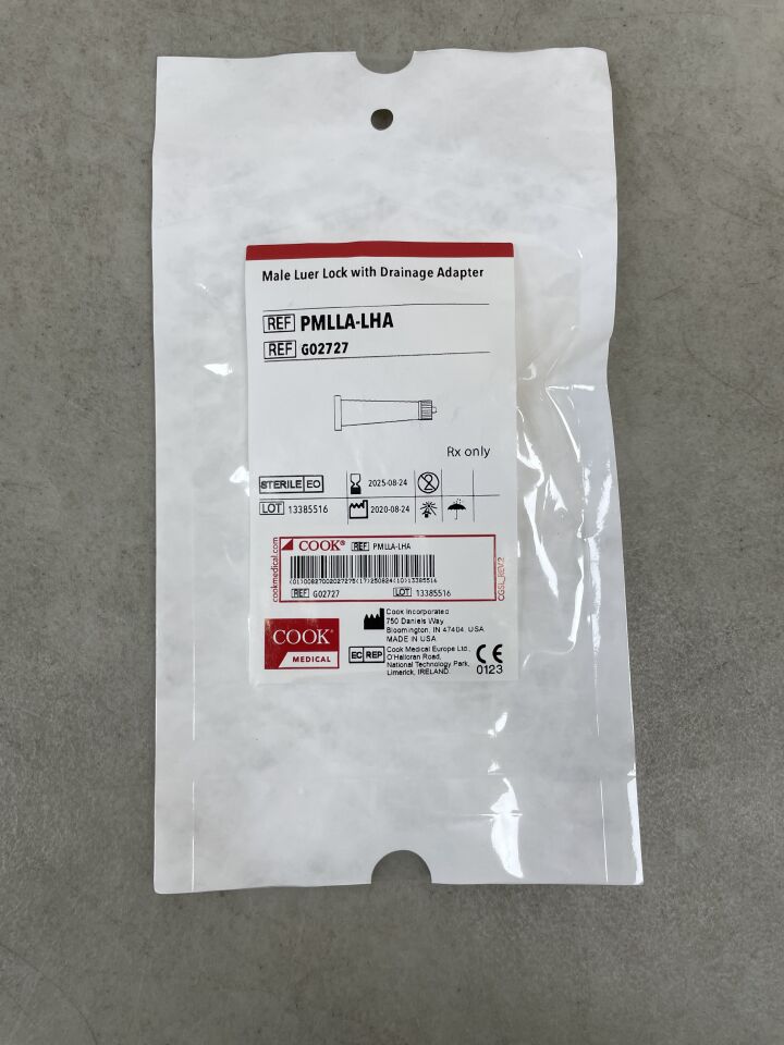 G02727 - COOK - Male Luer Lock to Light House Adapter, (EA) - ( Expiry Date: 2025-08-24 )