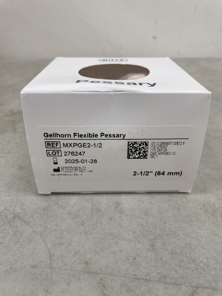 MXPGE2-1/2 - COOPER SURGICAL - Gellhorn Flexible for Bladder Prolapse, 2-1/2", (BX/1) - ( Expiry Date: 2025-01-28 )