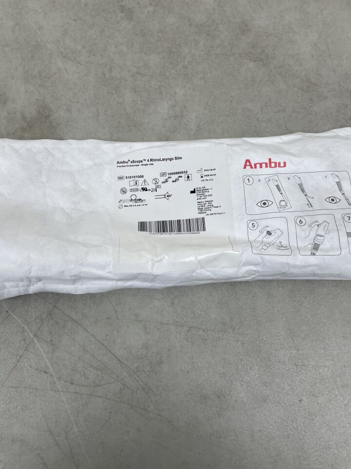 510101000 - AMBU - aScope 4 Rhinolaryngoscope, 85 Angle, 300 mm Working Length, (EA) - ( Expiry Date: 2026-08-23 )