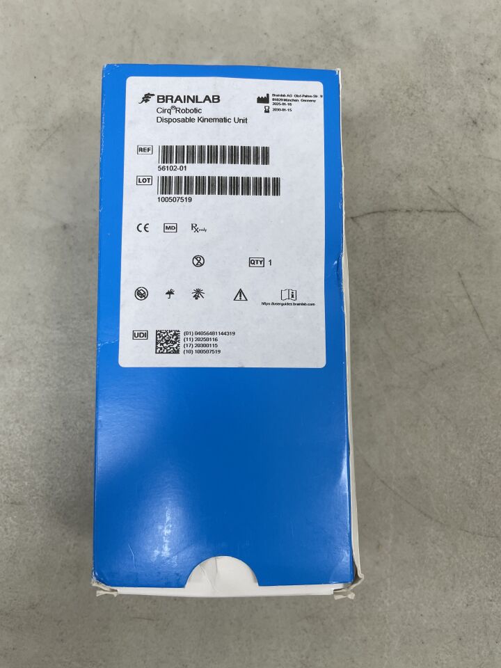 56102-01 - BRAINLAB - Cirq Robotic Disposable Kinematic Unit, (BX/1) - ( Expiry Date: 2030-01-15 )