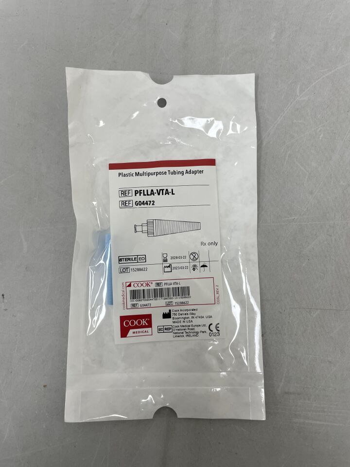 G04472 - COOK - Adaptador de tubo multiusos de plástico (unidad) - (Fecha de vencimiento: 22/03/2028)