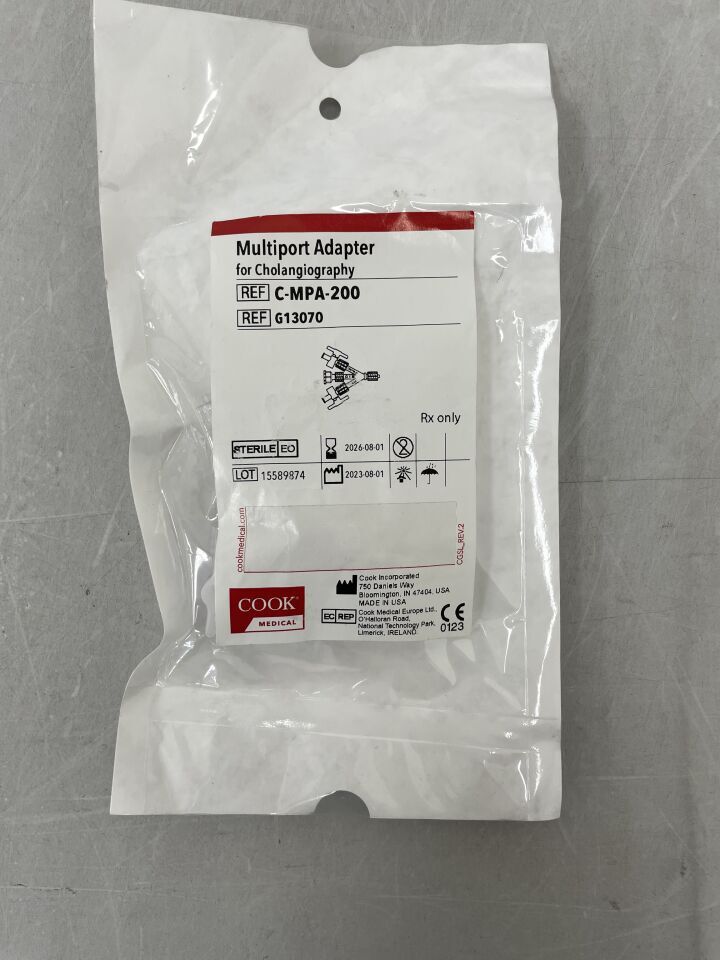 G13070 - COOK - 膽管造影用三通多用途轉接器,(EA)-(有效期限至:2026-08-01)