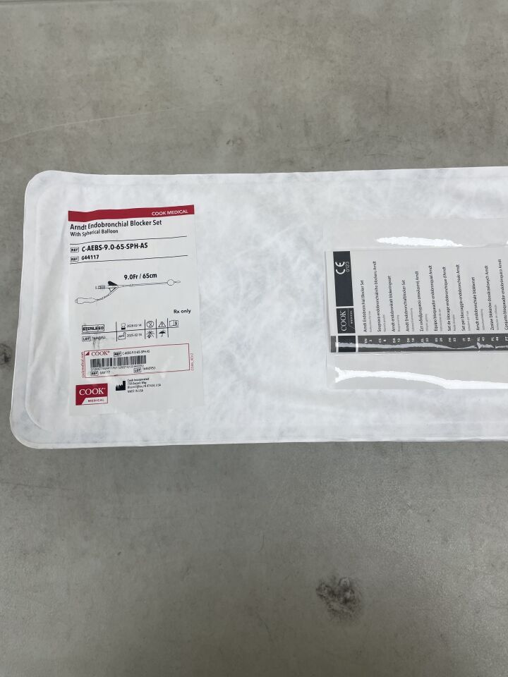 G44117 - COOK - Conjunto de bloqueador endobronquial Arndt con balón esférico de 9 pies x 65 cm (unidad) - (Fecha de caducidad: 14/02/2028)