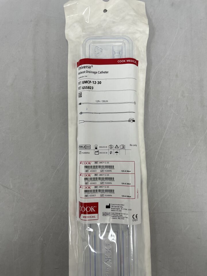 G55823 - COOK - Universa Malecot 恥骨上引流導管套裝 12F x 30cm,(EA)-(有效期至:2026-03-30)